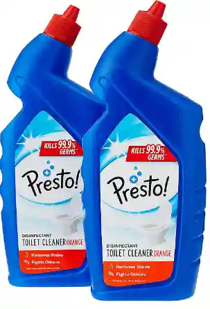  Presto! Disinfectant Toilet Cleaner, Orange - 2 L
